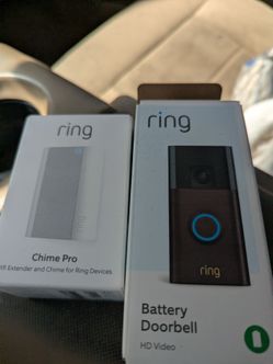 Ring Battery Doorbell and Chime Pro Bundle