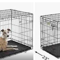 BRAND NEW WIRE DOG CRATE w/ Cover