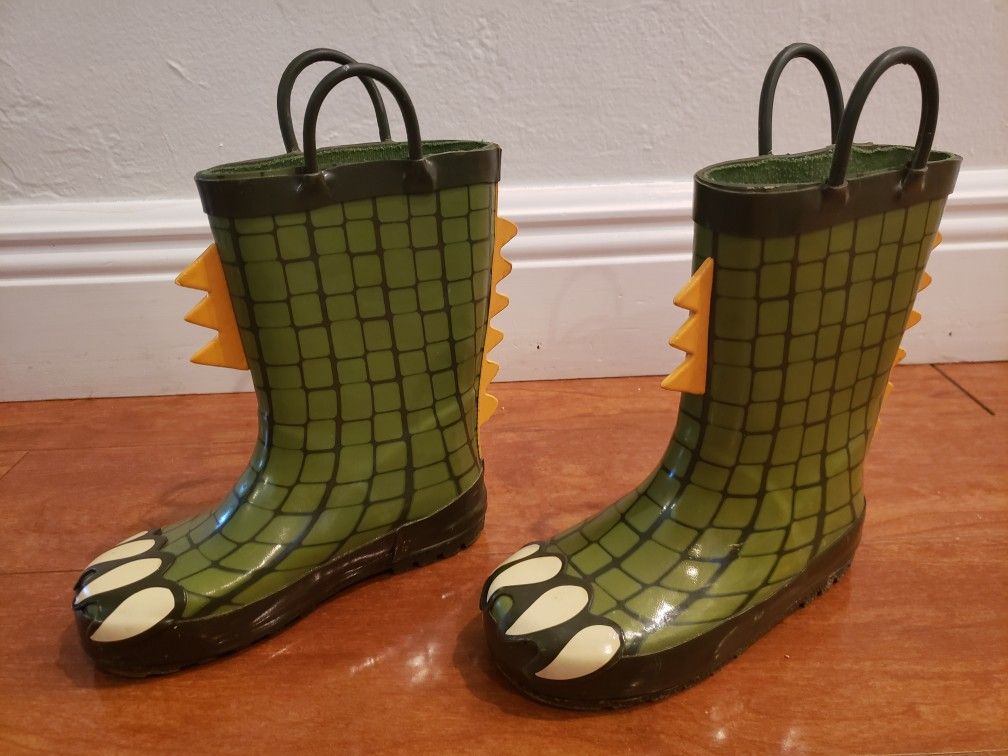 Dinosaur Kids Galoshes/ Rain boots