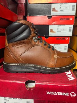 Sz10 new $85 wolverine work boot