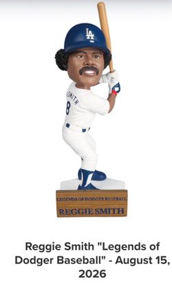 Reggie Smith Legends of Dodgers Baseball Bobblehead SGA 8/15/26