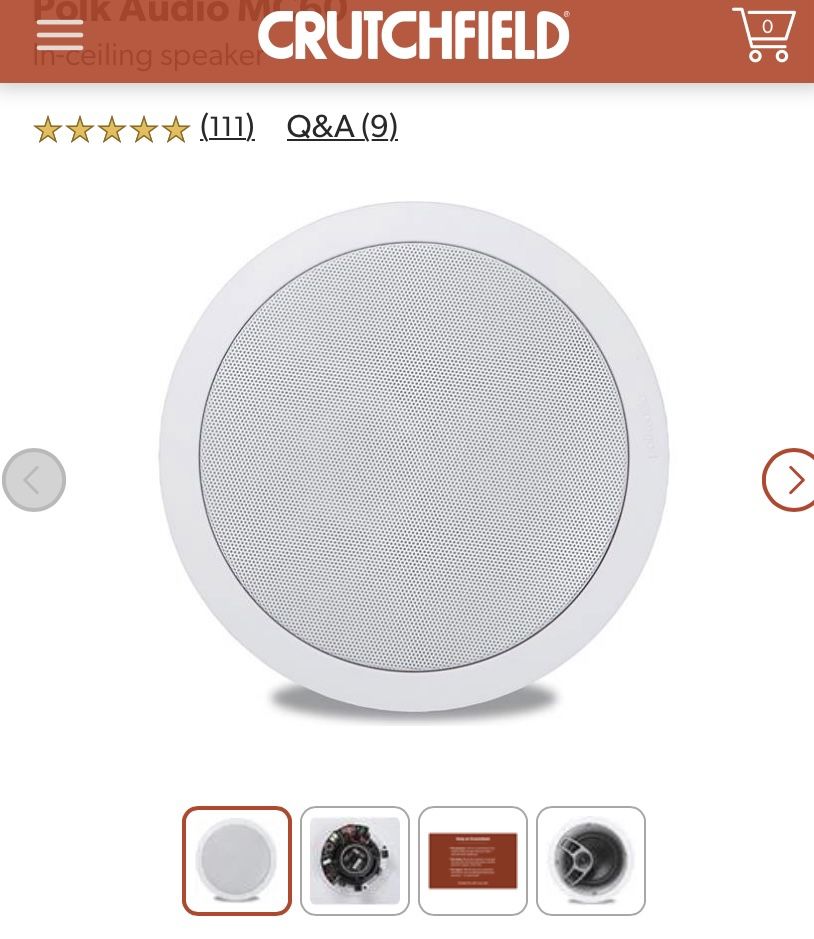 NEW Polk Audio MC60 In Ceiling Speaker