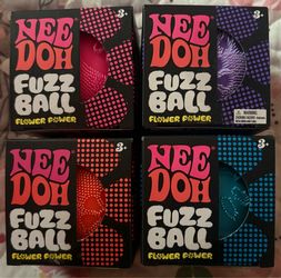 Nee Doh Fuzz Ball Flower Power