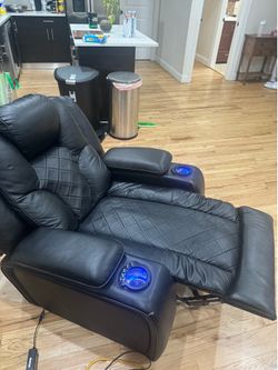 Leather Black Recliner
