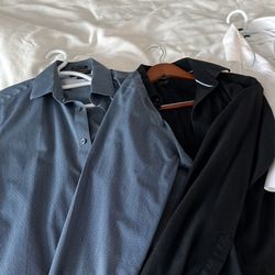 4 Men’s Banana Republic Dress Shirts  Medium