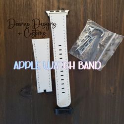 Apple iOS Watch Band Customized Personalized Leather Band 