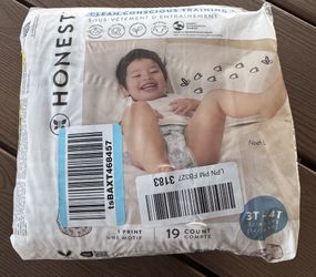 New The Honest Company Clean Conscious Training Pants Size 3T/4T (32-40 lbs), 19 count