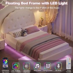 Brand New Full Size Bed Frame With LEDs