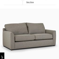 Fabric Sofa With Sleeper 