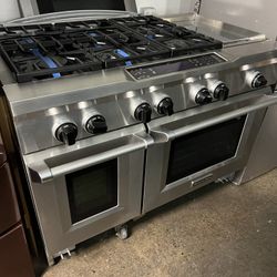 Kitchenaid Dual Turn Gas Range 48”