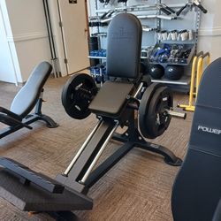 Powertec leg sled online for sale