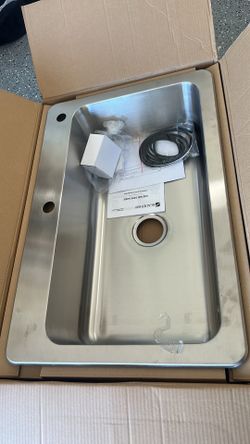 Glacier Bay Bratten 33 in. Drop-In Single Bowl Stainless Steel Kitchen Sink