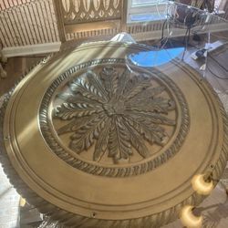 Stylish Dining Table, With  Hairs and Buffet 
