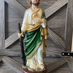 San Judas Statua 12” Nuevo Jude The Apostle Statue 12” New In Box 