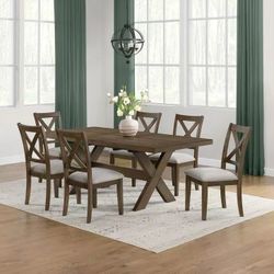 Costco Lathan 7-piece Dining Table Set $400/7pcs
