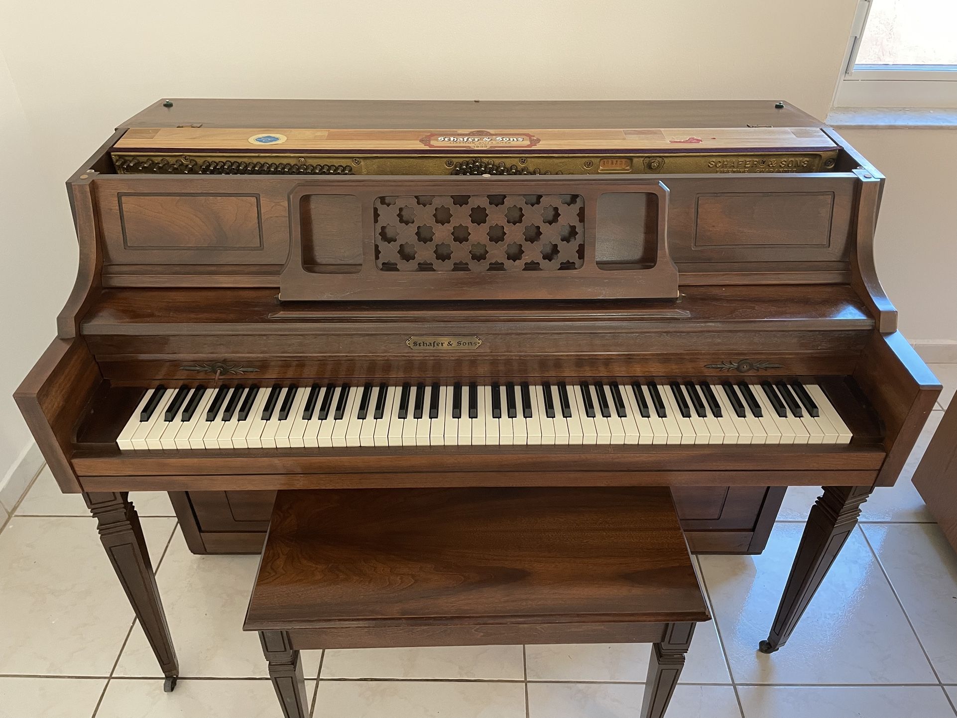 ピアノchafer &Sons Schafer & Sons (1977) Piano