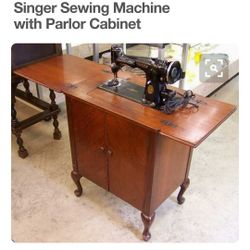 Vintage 1930s Sewing Machine Cabinet