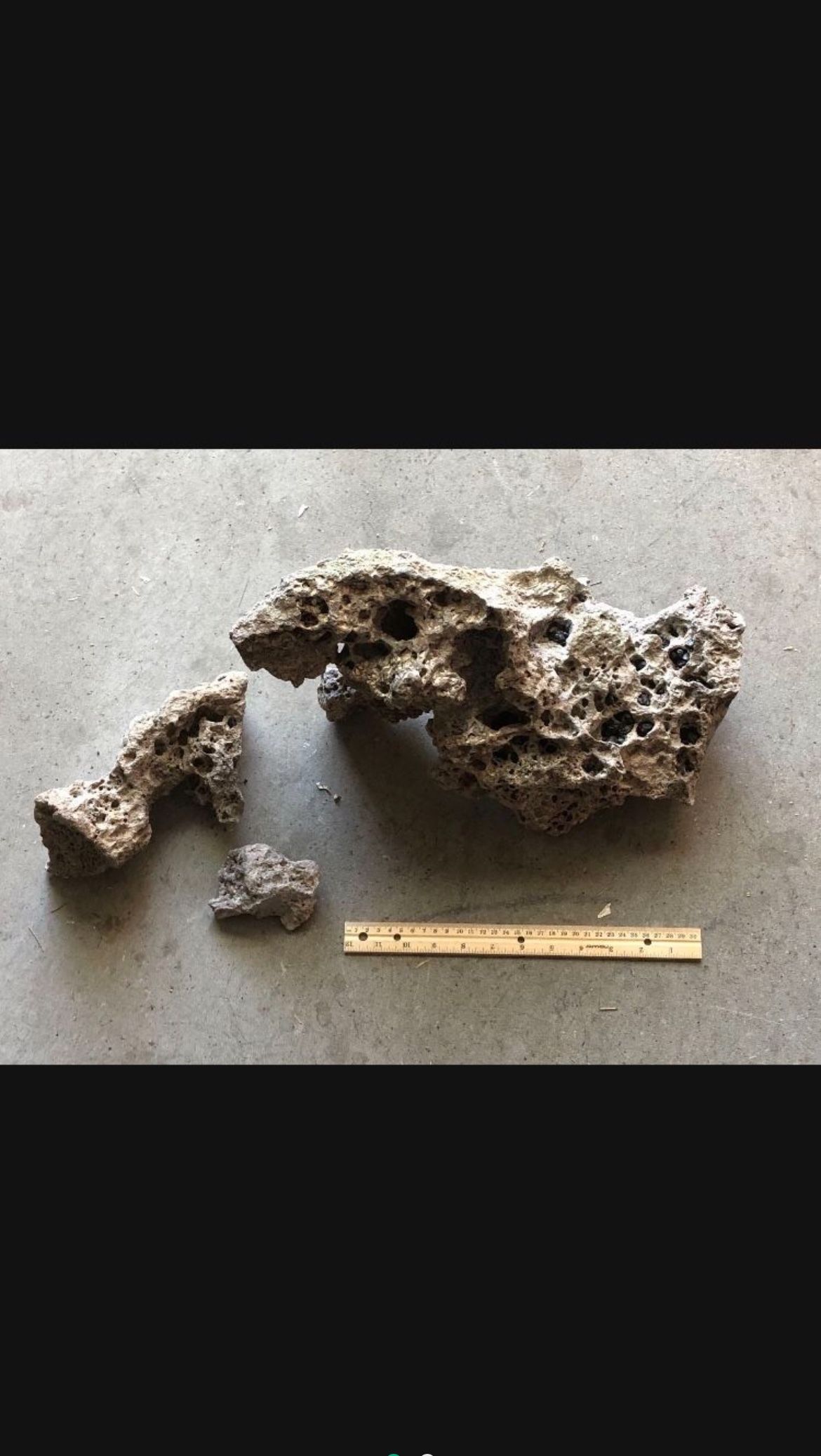 Lace Rock 1 Large Piece and 2 Small Pieces