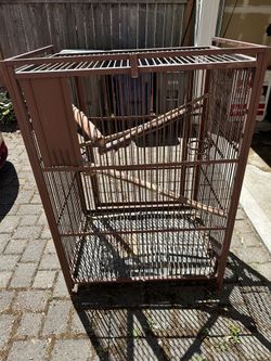 Big Bird Cage And Perch