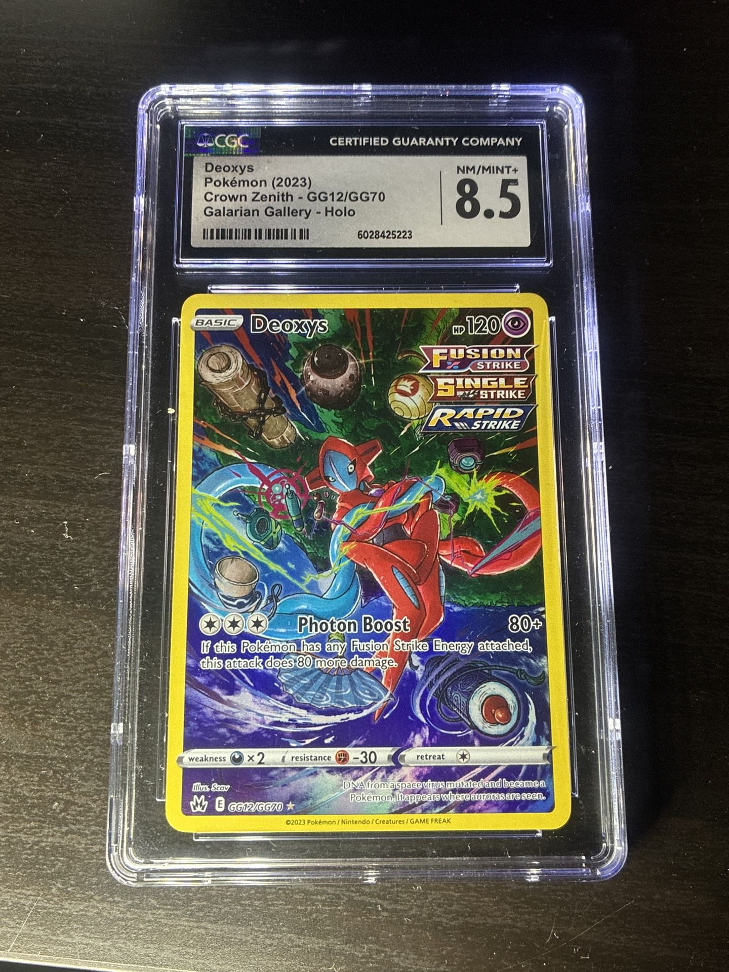 Pokemon Card Slab Deoxys 