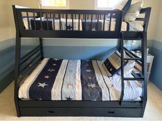 Twin over Full Bunk Bed & Chest of Drawers