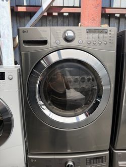 LG Stainless Steel front load gas dryer