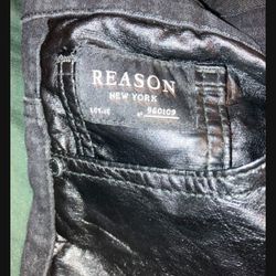 Ny Reasons Pants Leather And Jean