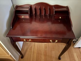 Cherrywood desk/ vanity