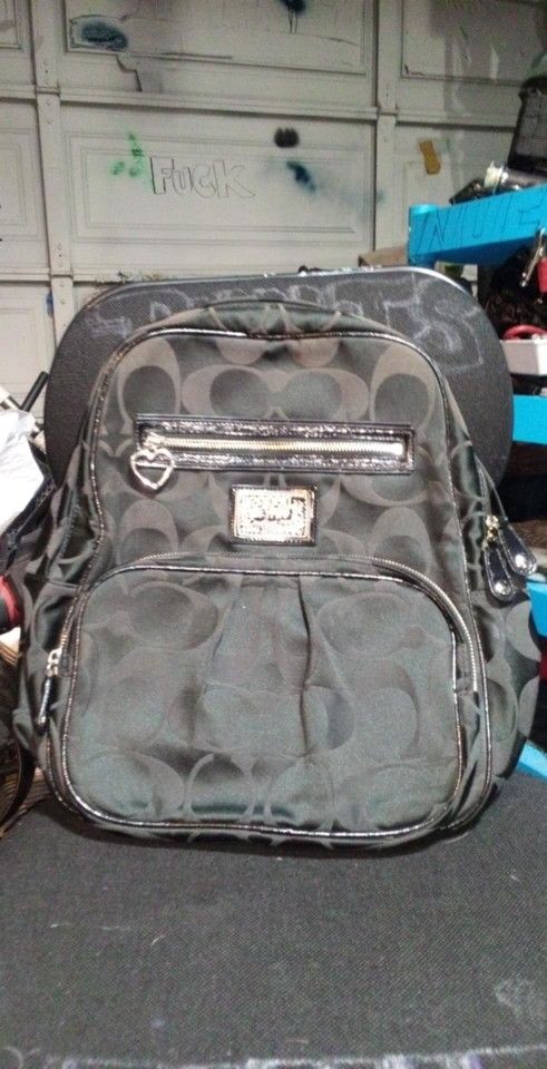 Coach Backpack Black