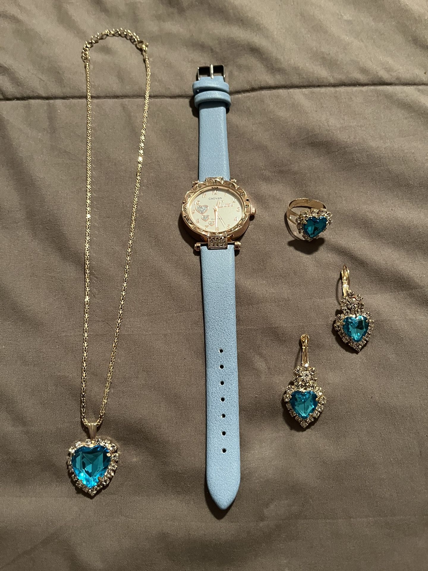 jewelry, watch, balls, , pendant and finger ring, new set