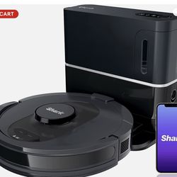 Shark AV2501S AI Robot Vacuum with HEPA Self Empty Base Bagless 30 Day Capacity