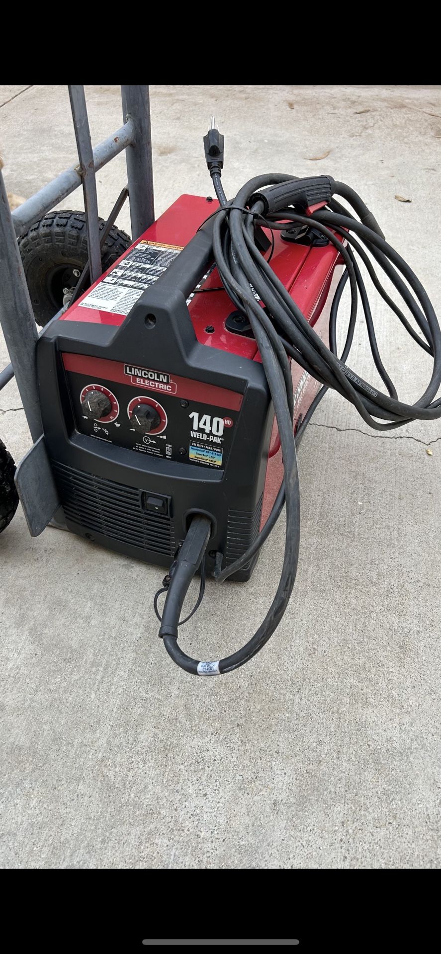 lincoln weld pam 140 HD in really good working condition