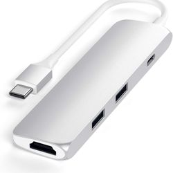 SATECHI Slim Type-C Multi-Port Adapter USB-C HDMI USB 3.0