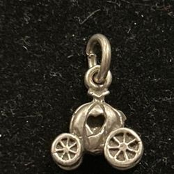 Vtg.sterling silver " PRINCESS CARRIAGE " CHARM