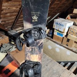 LTD Snowboard And Bindings