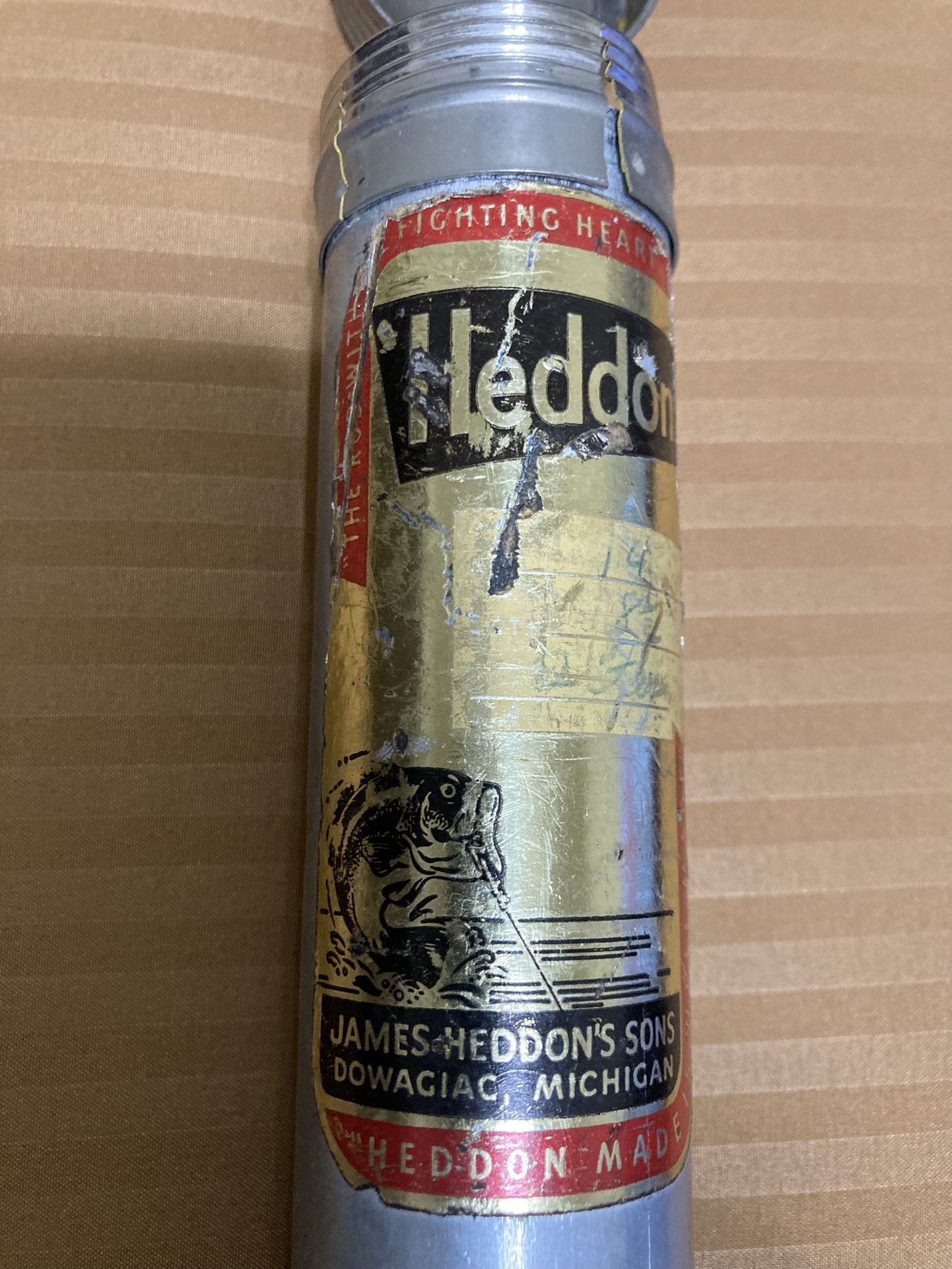 JAMES HEDDON’S SON DOWAGIAC, MICHIGAN FLY FISHING SPLIT BAMBOO ROD