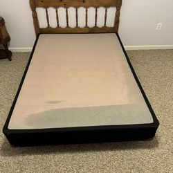 Solid Beatiful Bed Frame And Spring Box Full Size