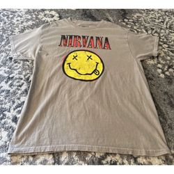 Nirvana Smiley Logo Shirt