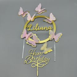 Butterflies Cake Topper