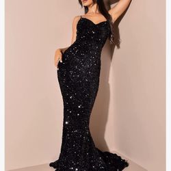 Prom Black Dress 