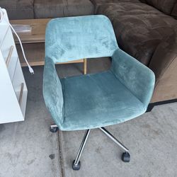 Velvet desk chair