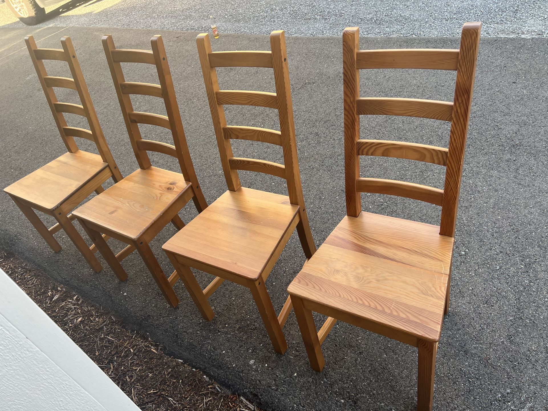 4 IKEA Kaustby Wood Chairs for Sale in Bothell, WA - OfferUp