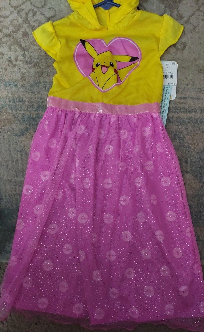 Girls' Dress/Nightgown Pokémon...Pikachu