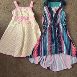 Girls size 6 summer dresses