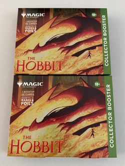 Magic: The Gathering The Hobbit Omega Collector Booster Pack NEW/SEALED x2