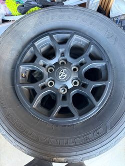 OEM Toyota 16” wheels and tires