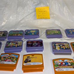 (15) USED- VTECH CARTRIDGES FOR $10.00
