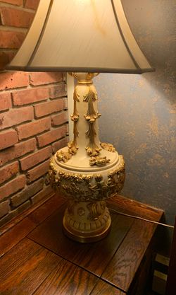 Vintage angel lamp