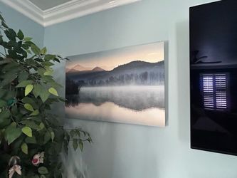 Canvas wrapped wall art