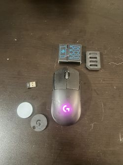 Logitech G PRO Wireless Mouse + Dongle + Extras